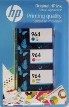 HP Tri-Color Ink Cartridge 3 Units
