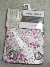 HOME BASIC-FUSCHIA PINK WINDOW CUTAIN (PRINTED)