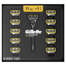 Gillette Proglide Shield Handle + 11CT Tray