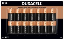 Duracell D Batteries 14 Units