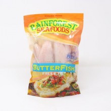 Rainforest Frozen Butterfish Fillet, Bag, 908 g / 2 lb