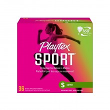 PLAYTEX SPORT TAMPONS-SUPER(36 COUNT)