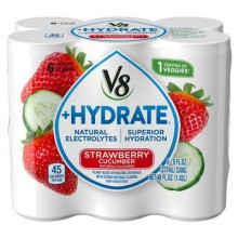 V8+Hydrate Strawberry Cucumber Water 6 pk/8 oz