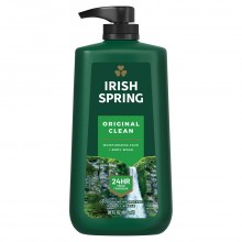 Irish Spring Body Wash for Men, Original Clean Body Wash Pump, 30 fl oz