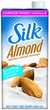 Silk True Almond Vanilla Unsweetened 6 pk/32 oz