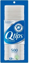 Q-tips Cotton Swabs, 500 ct 