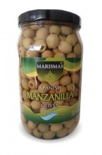Marismas Manzanilla Pitted Green Olives 36 oz