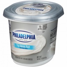 Philadelphia Cream Cheese 1/3 Less Fat 453 g / 16 oz