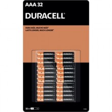 Duracell AAA Alkaline Batteries 32 Units