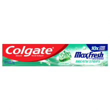 Colgate MaxFresh Clean Mint Toothpaste with Mini Breath Strips, 6 oz