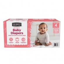 Member's Selection Premium Baby Diapers Size 4 / 124 Units