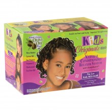 Originals by Africa's Best Kids Natural Conditioning Relaxer System With Scalpguard (Regular Kit) Fortified and Enriched with Our Special Herbal Blend, Protect and Strengthen Your Child’s Hair