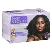 Dark and Lovely Triple Nourished Hair Relaxer, Regular Strength