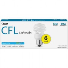 Feit Electric Feit CFL Bulb 13W 6-Pack