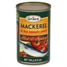 Grace Mackerel Hot & Spicy 5 units / 155 g