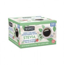 Member's Selection Zero Calorie Sweetener with Stevia 500 pk