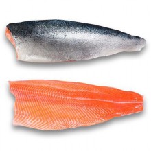 Frozen Skin On Boneless Salmon Fillet, Vacuum Packaged, Case