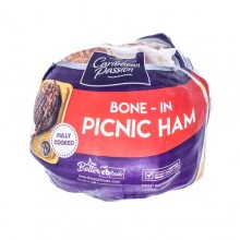Caribbean Passion Picnic Ham, CB Foods, 3.2 - 3.8 kg.
