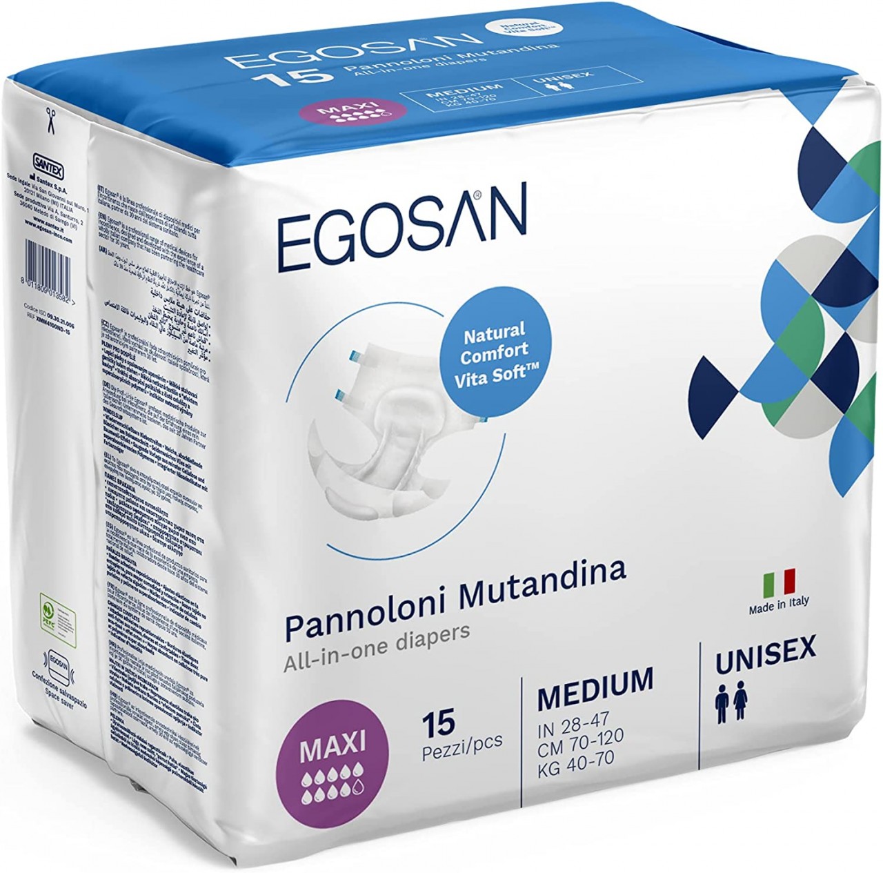 Egosan Maxi Incontinence Disposable Adult Diaper Brief - Alduka