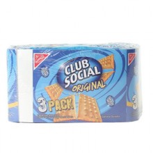 Club Social Salty Crackers 3 units / 234 g