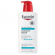 Eucerin Intensive Repair Body Lotion, Lotion for Very Dry Skin, 16.9 Fl Oz Pump Bottle