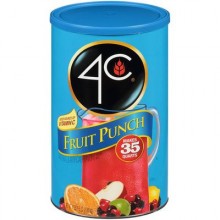 4C Fruit Punch Drink Mix 4lbs 8.5 oz
