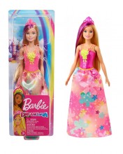 Mattel Barbie Dreamtopia Princess Doll Blonde With Purple Hairstreak