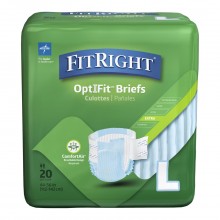 FitRight OptiFit Extra Briefs with Tabs