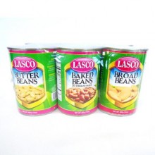 Lasco Canned Beans Assorted 6 units/400 g