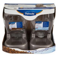 Petmate 3 lb Feeder And .75 Gallon Waterer Pack for Pets