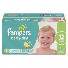 Pampers Baby Dry Diapers S6 /112 ct