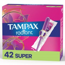 TAMPAX RADIANT-SUPER (42 COUNT)