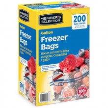 Member's Selection Gallon Freezer Bags 4 pk/50 Bags