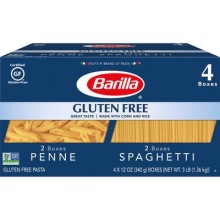 Barilla GF Penne/Spaghetti combo 4 pk/12 oz