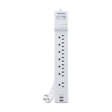 Cyber Power Surge Protector and USB Charger 2 Units