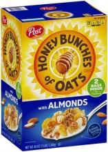 Honey Bunches of Oats Cereal with Almonds 48 oz/ 1.36 kg