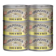 Brunswick Tuna in Water 6 pack/ 142 g/ 5 oz