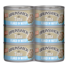 Brunswick Tuna in Water 6 pack/ 142 g/ 4.4 oz