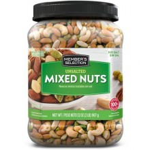 Member's Selection Unsalted Mixed Nuts