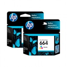 HP Ink 664 Cartridge Tri Color 2pk