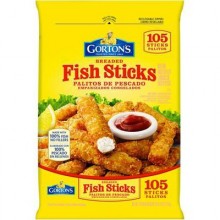 Gortons Breaded Fish Sticks, 105 Units / 16.1 g / 0.5 oz