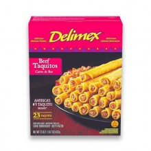 Delimex Beef Taquito, 23 Units / 28.3 g / 1 oz