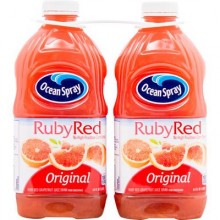 Ocean Spray Ruby Red Grapefruit 2 pk- 64 oz/ 1.89 lt