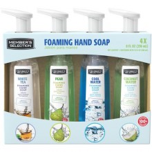 Member's Selection Foaming Hand Soap 4 Units / 8 fl oz / 236 ml