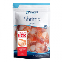 Panamei Medium Cooked Shrimp 51-60 907 g / 2 lb