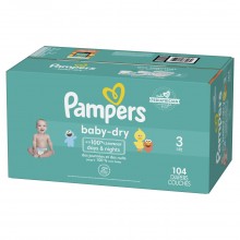 Pampers baby dry size 3 104 count