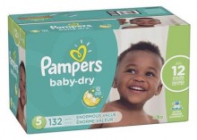 Pampers Baby Dry Diapers S5/ 132 ct