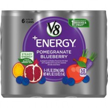 V8 + Energy Pomegranate Blueberry Juice 6 pk/8 oz