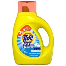 Tide Plus Downy High Efficiency Liquid Laundry Detergent - April Fresh (69 Fl oz.)