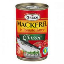 GRACE MACKEREL IN TOMATO-SAUCE CLASSIC 155G